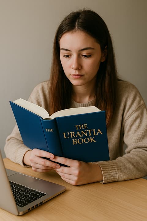 Person studying the Urantia Book