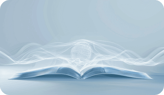 Landing book illustration